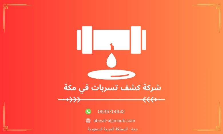 شركة كشف تسربات في مكة  