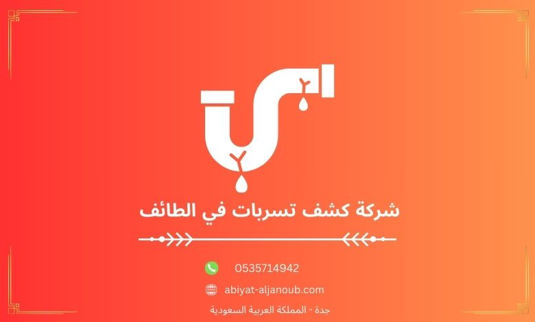 شركة كشف تسربات في الطائف  